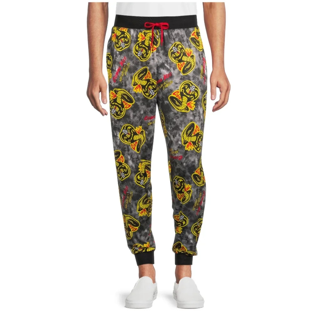 Cobra Kai Men's Size Medium (32-34) Sleep Pants Jogger Lounge Pants NWT